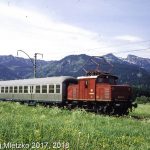 169 005-6 & Ammergebirge bei Altenau am 25.05.1981