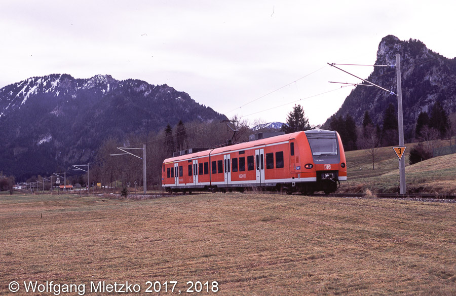 426 031 bei Oberammergau am 10.11.2012