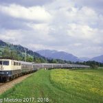111 020-4 Passionsspielsonderzug bei Altenau am 09.06.1984