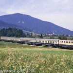 141 012 bei Oberammergau Sonderzug am 28.07.1990