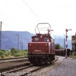 169 005-6 bei Hechendorf ehemalige Schotterverladeanlage am 14.07.1980